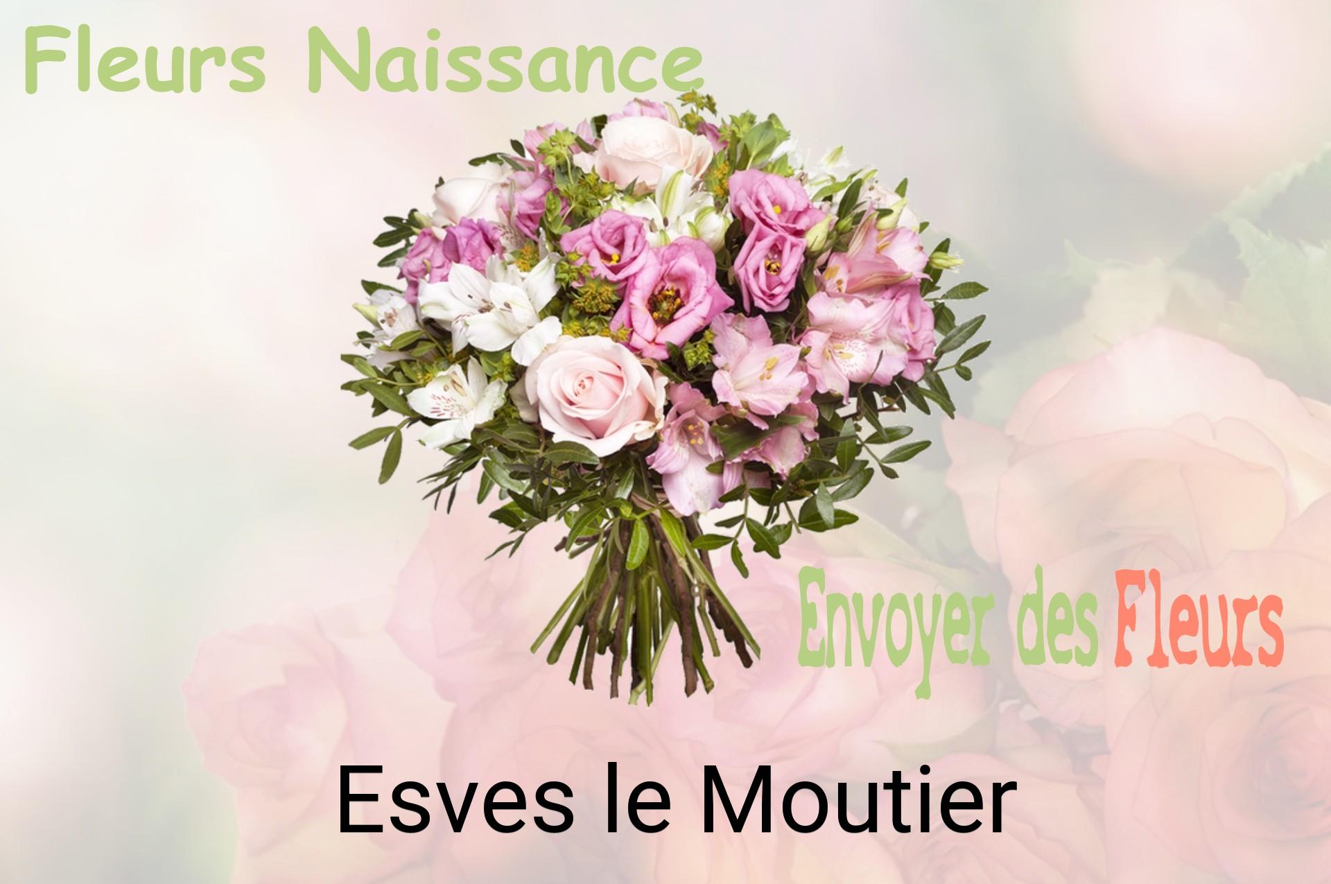 Bouquet de fleurs de naissance livré à Esves-le-Moutier
