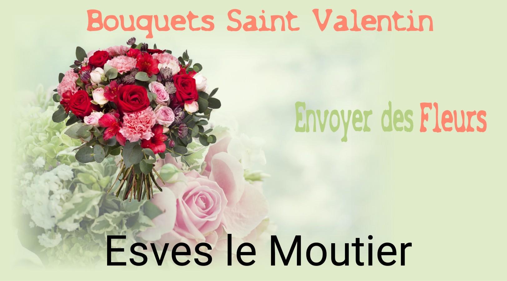 Roses de Saint-Valentin livrées à Esves-le-Moutier